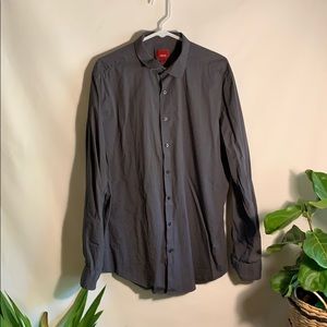 Dress shirt (charcoal) - Alfani - XL slim stretch